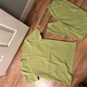 Green Mandala Scrub Set